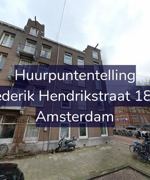 Foto gevel Huurpuntentelling voor Frederik Hendrikstraat 18-H, Amsterdam
