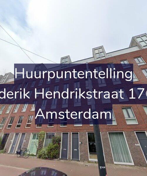 Foto gevel Huurpuntentelling voor Frederik Hendrikstraat 176-B, Amsterdam