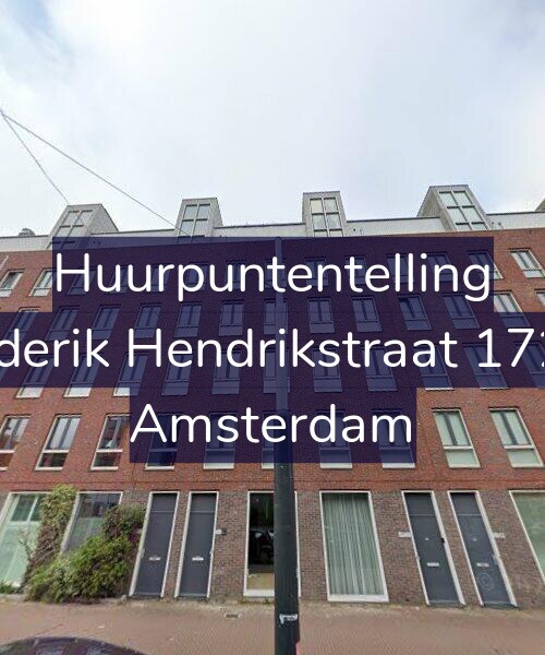 Foto gevel Huurpuntentelling voor Frederik Hendrikstraat 172-A, Amsterdam