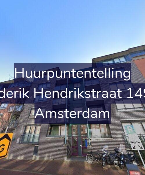 Foto gevel Huurpuntentelling voor Frederik Hendrikstraat 149-D, Amsterdam
