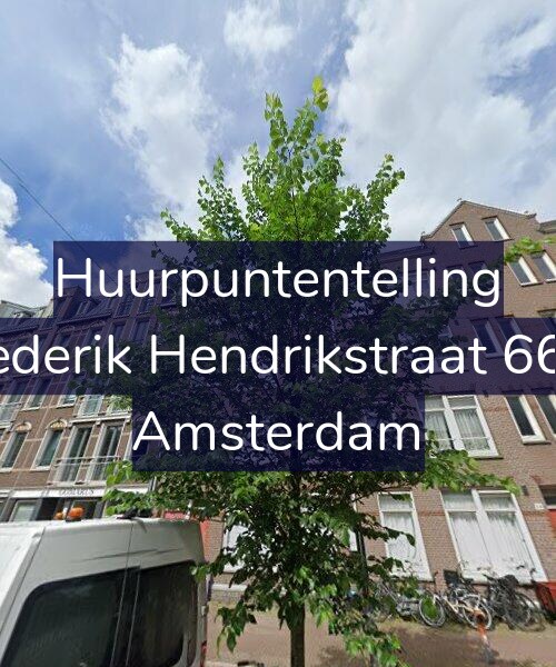 Foto gevel Huurpuntentelling voor Frederik Hendrikstraat 66-1, Amsterdam