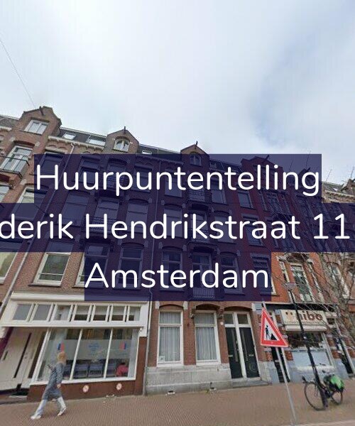 Foto gevel Huurpuntentelling voor Frederik Hendrikstraat 116-2, Amsterdam
