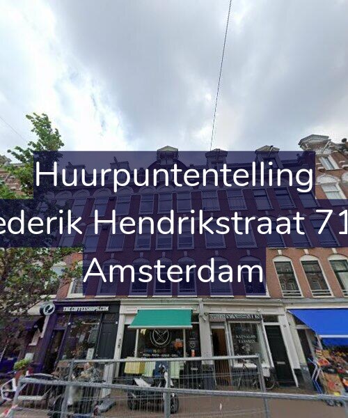 Foto gevel Huurpuntentelling voor Frederik Hendrikstraat 71-4, Amsterdam