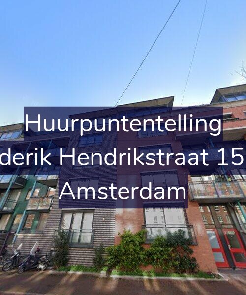 Foto gevel Huurpuntentelling voor Frederik Hendrikstraat 151-E, Amsterdam