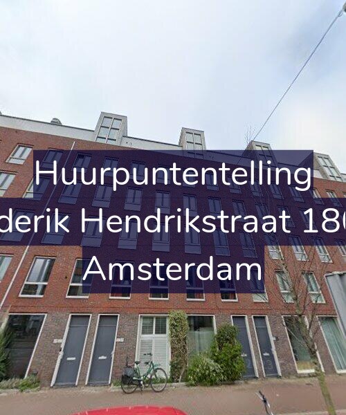 Foto gevel Huurpuntentelling voor Frederik Hendrikstraat 180-A, Amsterdam