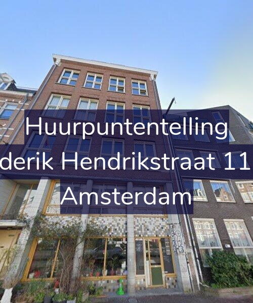 Foto gevel Huurpuntentelling voor Frederik Hendrikstraat 115-L, Amsterdam