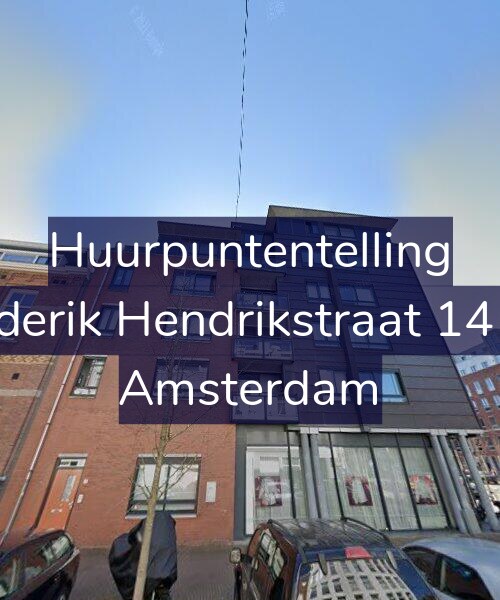Foto gevel Huurpuntentelling voor Frederik Hendrikstraat 141-C, Amsterdam