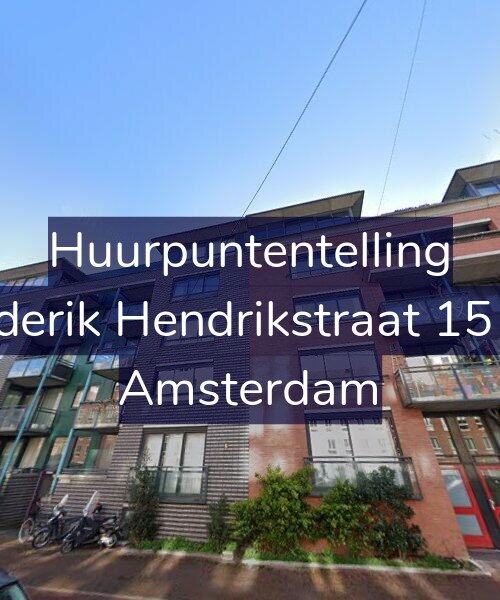 Foto gevel Huurpuntentelling voor Frederik Hendrikstraat 151-D, Amsterdam