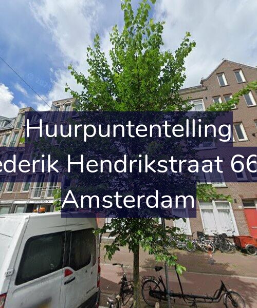 Foto gevel Huurpuntentelling voor Frederik Hendrikstraat 66-H, Amsterdam