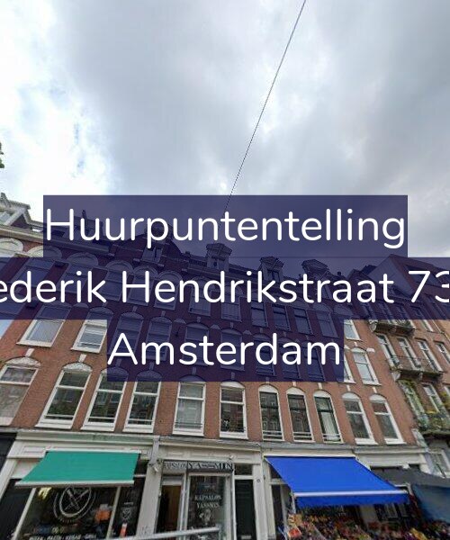 Foto gevel Huurpuntentelling voor Frederik Hendrikstraat 73-3, Amsterdam
