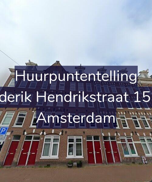 Foto gevel Huurpuntentelling voor Frederik Hendrikstraat 152-3, Amsterdam