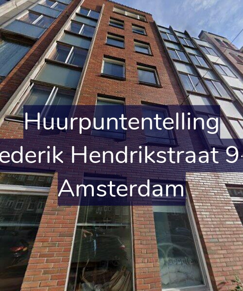 Foto gevel Huurpuntentelling voor Frederik Hendrikstraat 9-D, Amsterdam