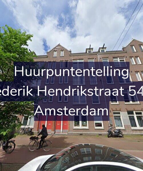 Foto gevel Huurpuntentelling voor Frederik Hendrikstraat 54-H, Amsterdam