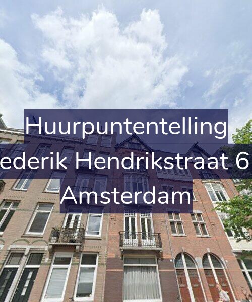 Foto gevel Huurpuntentelling voor Frederik Hendrikstraat 6-2, Amsterdam