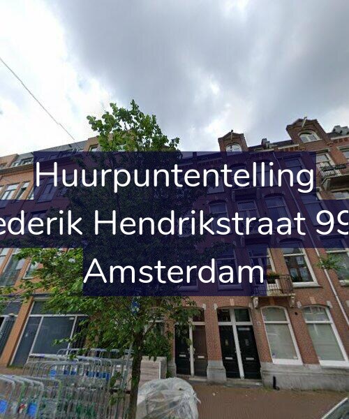 Foto gevel Huurpuntentelling voor Frederik Hendrikstraat 99-1, Amsterdam