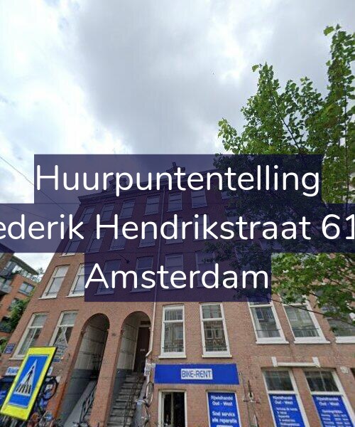 Foto gevel Huurpuntentelling voor Frederik Hendrikstraat 61-3, Amsterdam