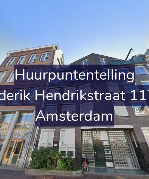Foto gevel Huurpuntentelling voor Frederik Hendrikstraat 117-C, Amsterdam