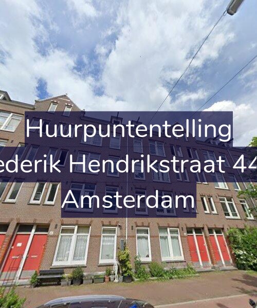 Foto gevel Huurpuntentelling voor Frederik Hendrikstraat 44-1, Amsterdam
