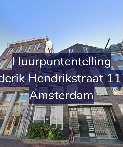 Foto gevel Huurpuntentelling voor Frederik Hendrikstraat 117-A, Amsterdam