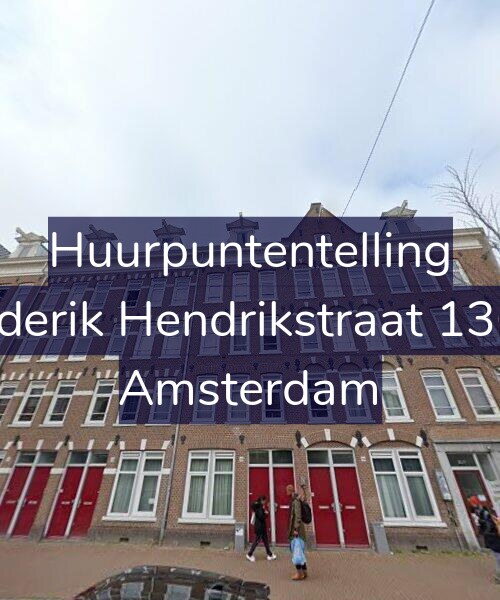 Foto gevel Huurpuntentelling voor Frederik Hendrikstraat 136-1, Amsterdam