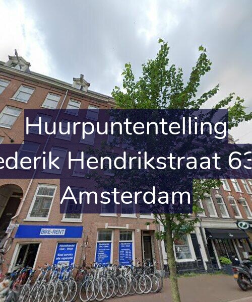 Foto gevel Huurpuntentelling voor Frederik Hendrikstraat 63-1, Amsterdam