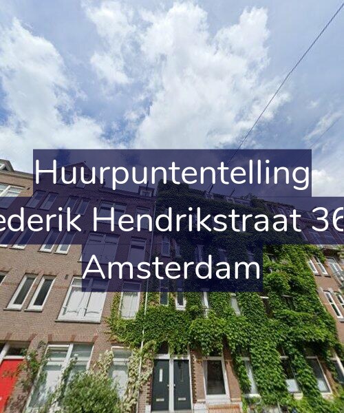 Foto gevel Huurpuntentelling voor Frederik Hendrikstraat 36-2, Amsterdam
