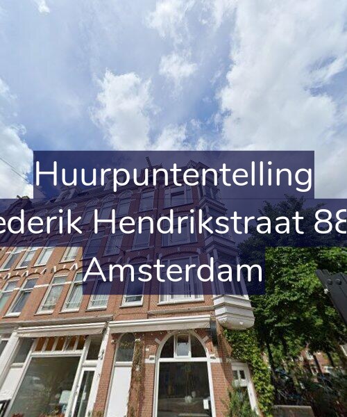 Foto gevel Huurpuntentelling voor Frederik Hendrikstraat 88-3, Amsterdam