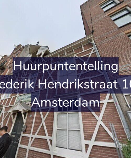 Foto gevel Huurpuntentelling voor Frederik Hendrikstraat 105, Amsterdam