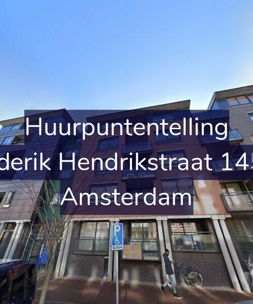 Foto gevel Huurpuntentelling voor Frederik Hendrikstraat 145-D, Amsterdam