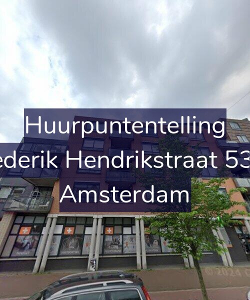 Foto gevel Huurpuntentelling voor Frederik Hendrikstraat 53-A, Amsterdam