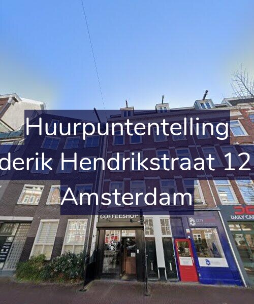 Foto gevel Huurpuntentelling voor Frederik Hendrikstraat 123-2, Amsterdam