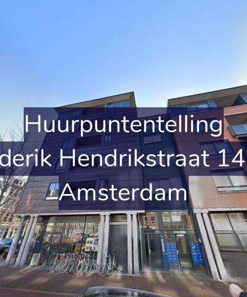Foto gevel Huurpuntentelling voor Frederik Hendrikstraat 141-E, Amsterdam