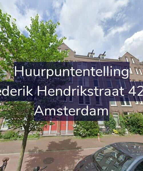 Foto gevel Huurpuntentelling voor Frederik Hendrikstraat 42-H, Amsterdam