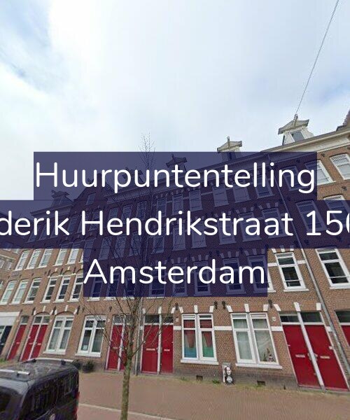 Foto gevel Huurpuntentelling voor Frederik Hendrikstraat 150-H, Amsterdam