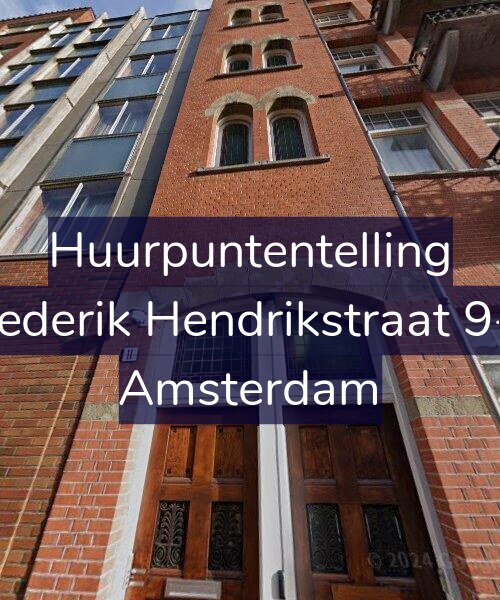Foto gevel Huurpuntentelling voor Frederik Hendrikstraat 9-G, Amsterdam