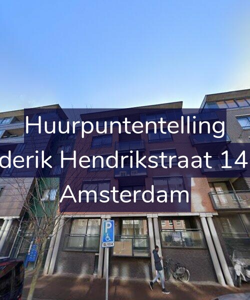 Foto gevel Huurpuntentelling voor Frederik Hendrikstraat 145-E, Amsterdam