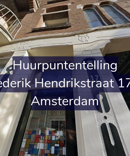 Foto gevel Huurpuntentelling voor Frederik Hendrikstraat 17-3, Amsterdam
