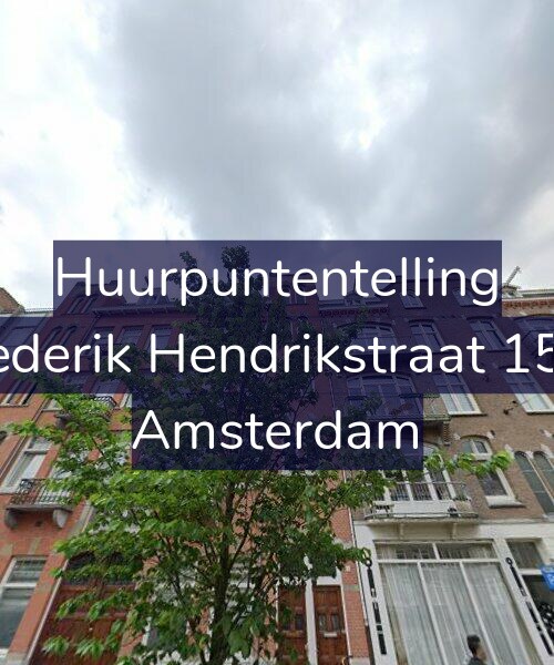 Foto gevel Huurpuntentelling voor Frederik Hendrikstraat 15-2, Amsterdam