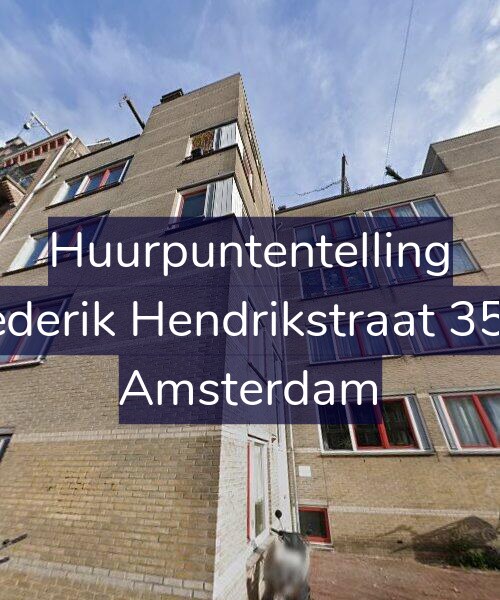 Foto gevel Huurpuntentelling voor Frederik Hendrikstraat 35-D, Amsterdam