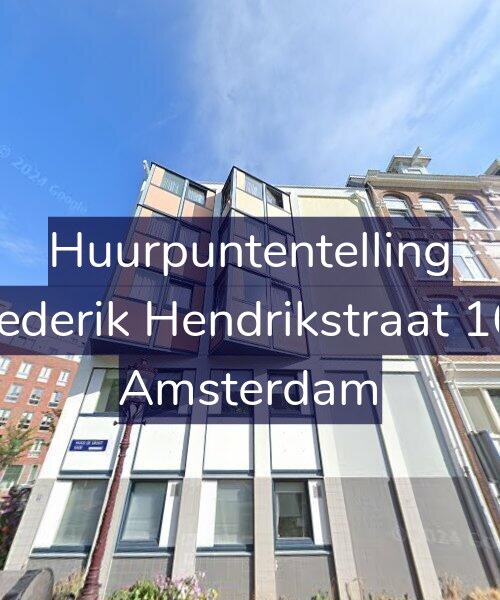 Foto gevel Huurpuntentelling voor Frederik Hendrikstraat 163, Amsterdam