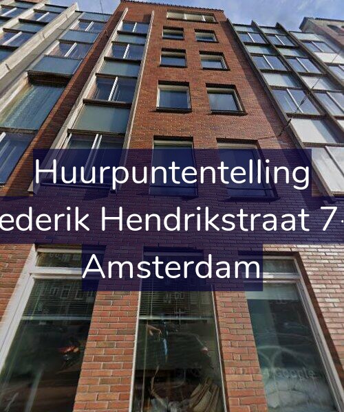 Foto gevel Huurpuntentelling voor Frederik Hendrikstraat 7-G, Amsterdam