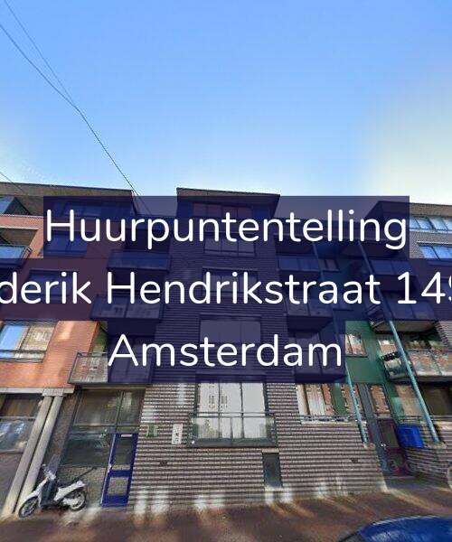Foto gevel Huurpuntentelling voor Frederik Hendrikstraat 149-B, Amsterdam