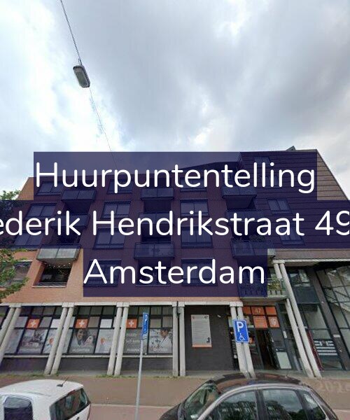 Foto gevel Huurpuntentelling voor Frederik Hendrikstraat 49-A, Amsterdam