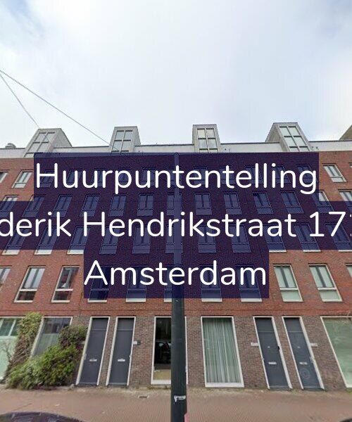 Foto gevel Huurpuntentelling voor Frederik Hendrikstraat 172-B, Amsterdam