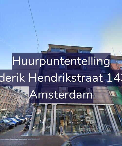 Foto gevel Huurpuntentelling voor Frederik Hendrikstraat 143-C, Amsterdam