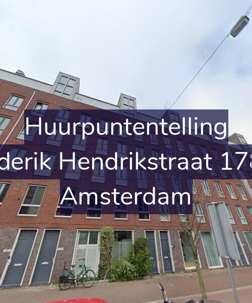 Foto gevel Huurpuntentelling voor Frederik Hendrikstraat 178-B, Amsterdam