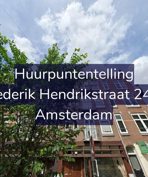 Foto gevel Huurpuntentelling voor Frederik Hendrikstraat 24-3, Amsterdam