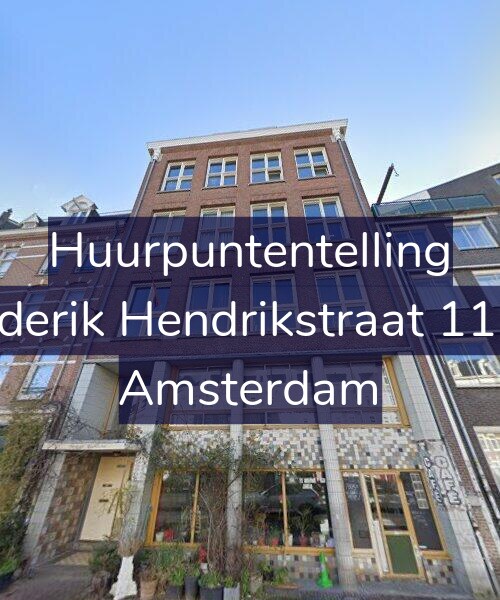 Foto gevel Huurpuntentelling voor Frederik Hendrikstraat 113-F, Amsterdam