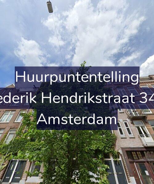 Foto gevel Huurpuntentelling voor Frederik Hendrikstraat 34-2, Amsterdam