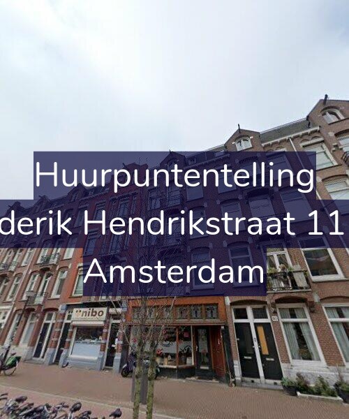 Foto gevel Huurpuntentelling voor Frederik Hendrikstraat 112-3, Amsterdam